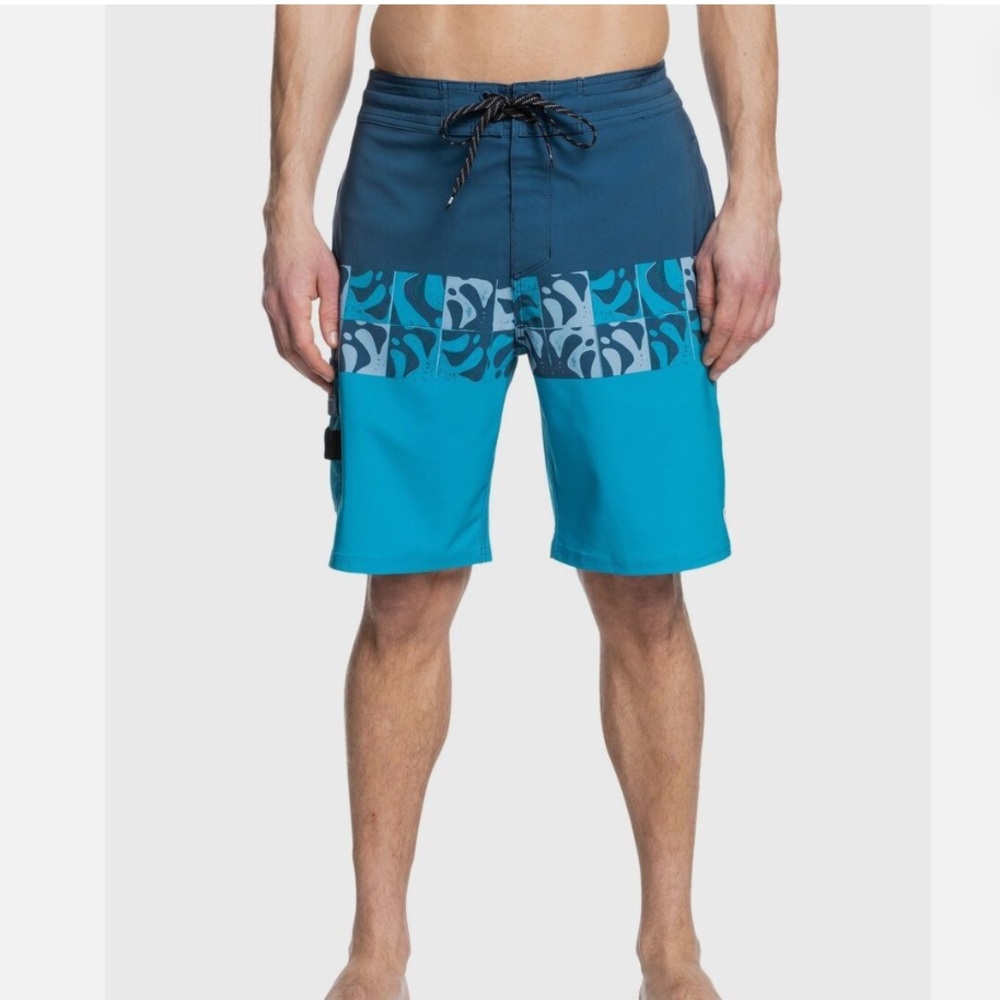 QUIKSILVER Men's ANGLER STRIPE 20 Boardshorts